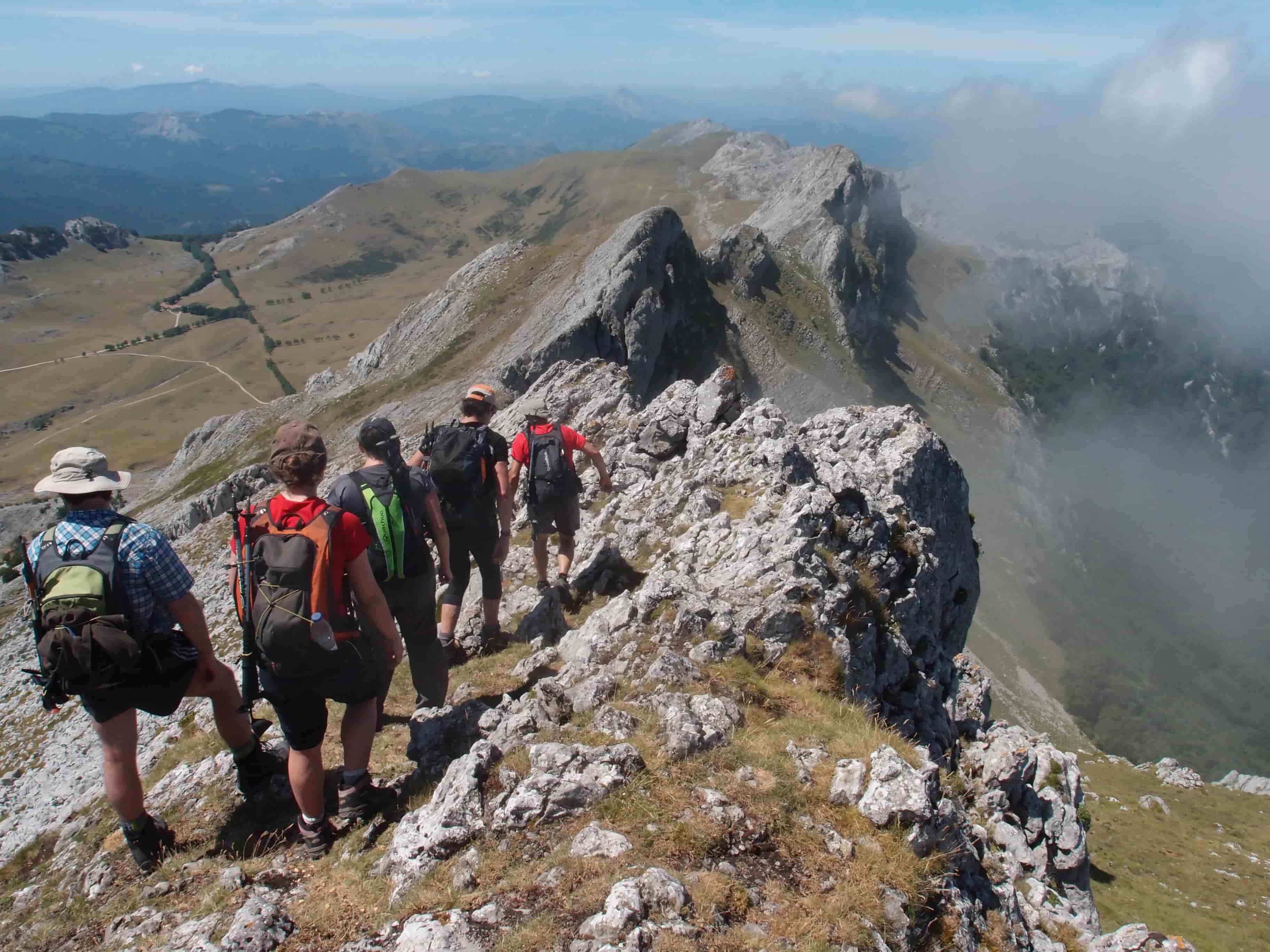 Salida del 2013. Grupo en el monte Aitzgorri