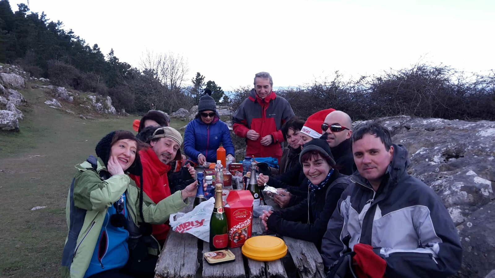 Subida al Pagasarri por las Navidades